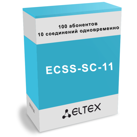 Опция ECSS-SC-11 на 100 абонентов и 10 одновременных соединений