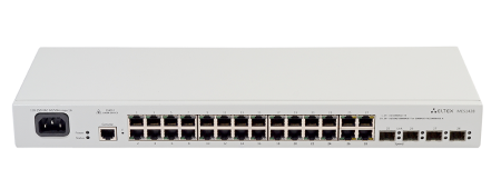 MES1428 Ethernet-коммутатор доступа - L2, 28 портов 100 Мбит/с. 4 порта 1 Гбит/с, питание AC
