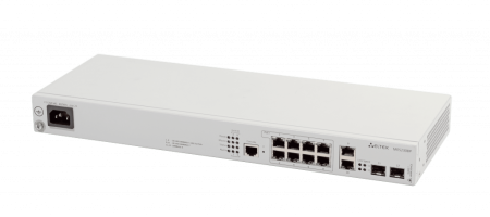 MES2308P коммутатор доступа - L3, 8 портов PoE/PoE+  1 Гбит/с, 2 порта 1 Гбит/с SFP